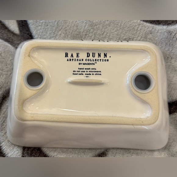 EUC Adorable Rae Dunn 2 Ceramic egg trays "Free Range" & “Farm Fresh”! 🤩🤩 - Picture 7 of 7